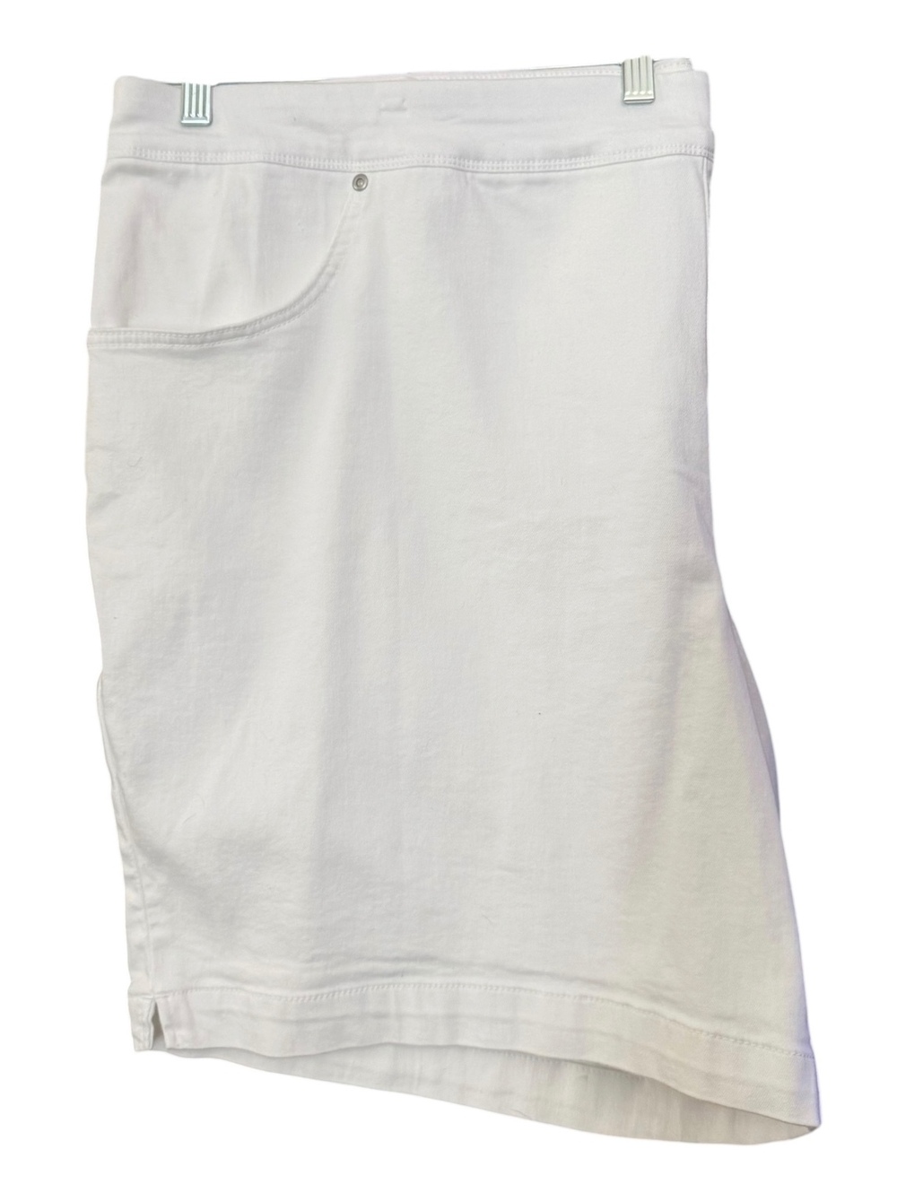 Terra & Sky White Denim Shorts 4X
